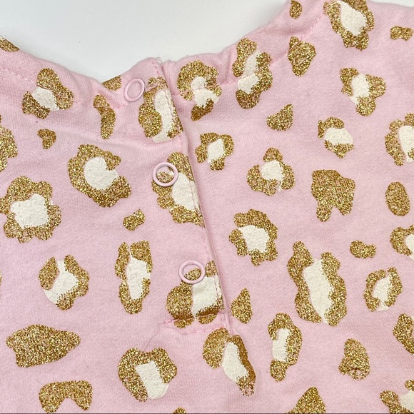 JUICY COUTURE Baby Pink Leopard Ruffle Dress 12 M - Picture 5 of 16